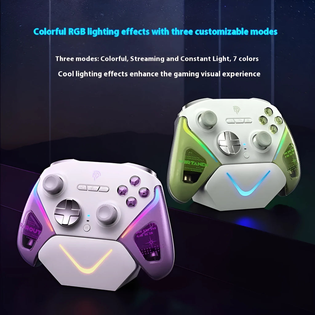Rocker Smart Startstop Charging Base Controller in black, green, or purple with double-cut triggers and type-C port