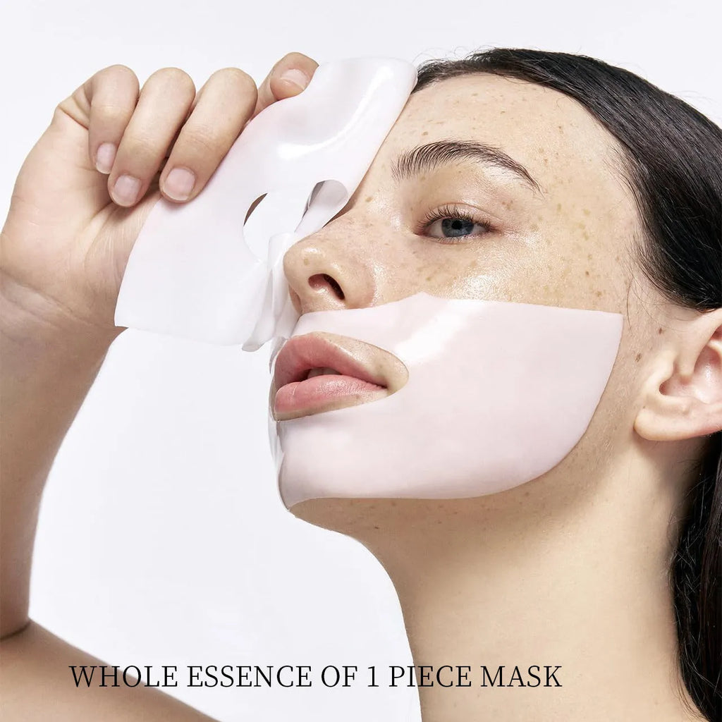 Collagen layered patch mask 4-piece set for facial skincare