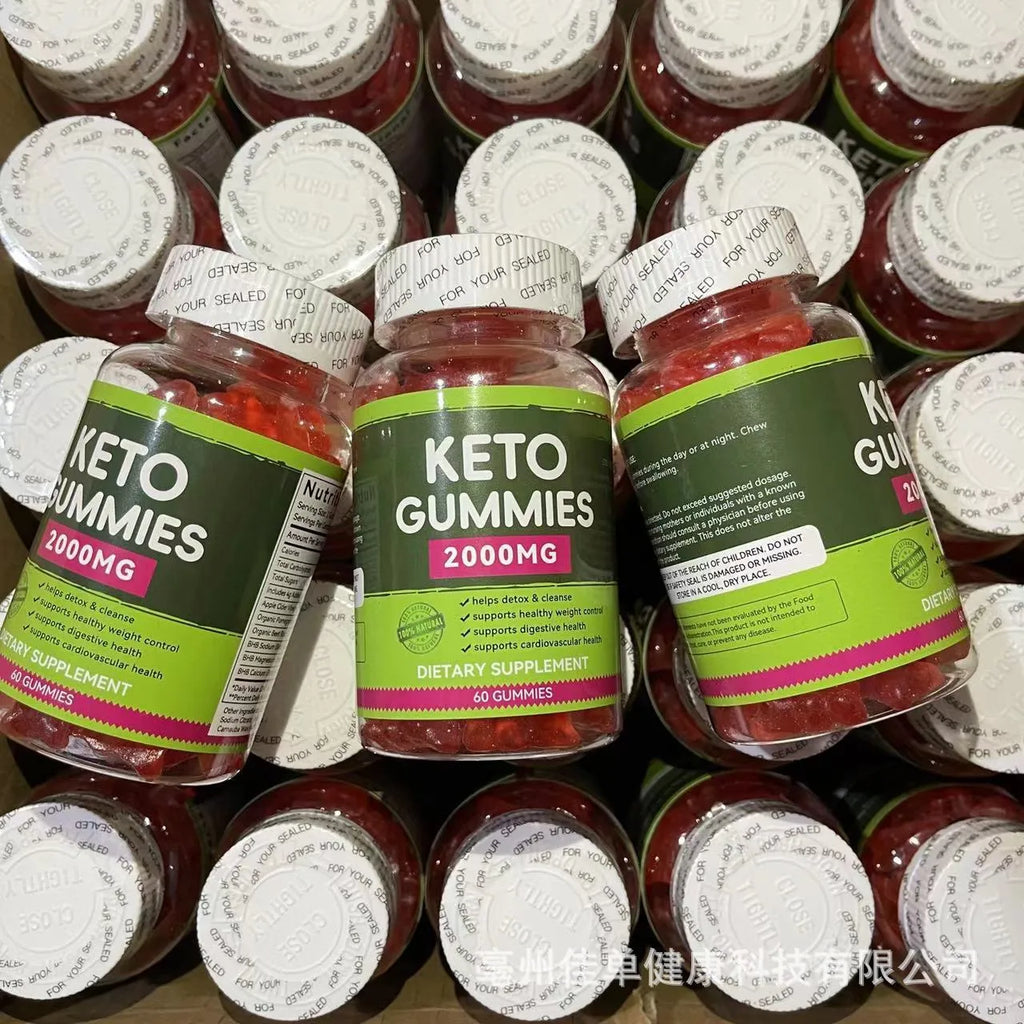 Pure Organic Keto BHB Vinegar Candy 60 tablets soft candy supplement in bottle