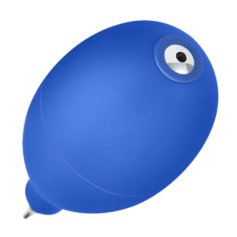 Blue rubber dust removal air blowing ball for camera phone clock cleaning