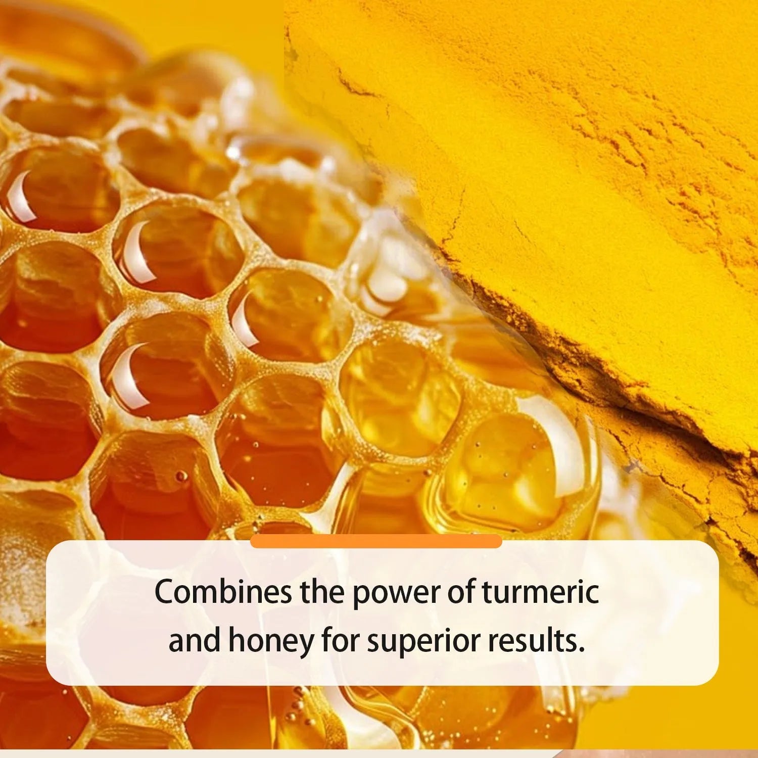 30ml bottle of turmeric honey essential oil in neutral packaging for facial beauty
