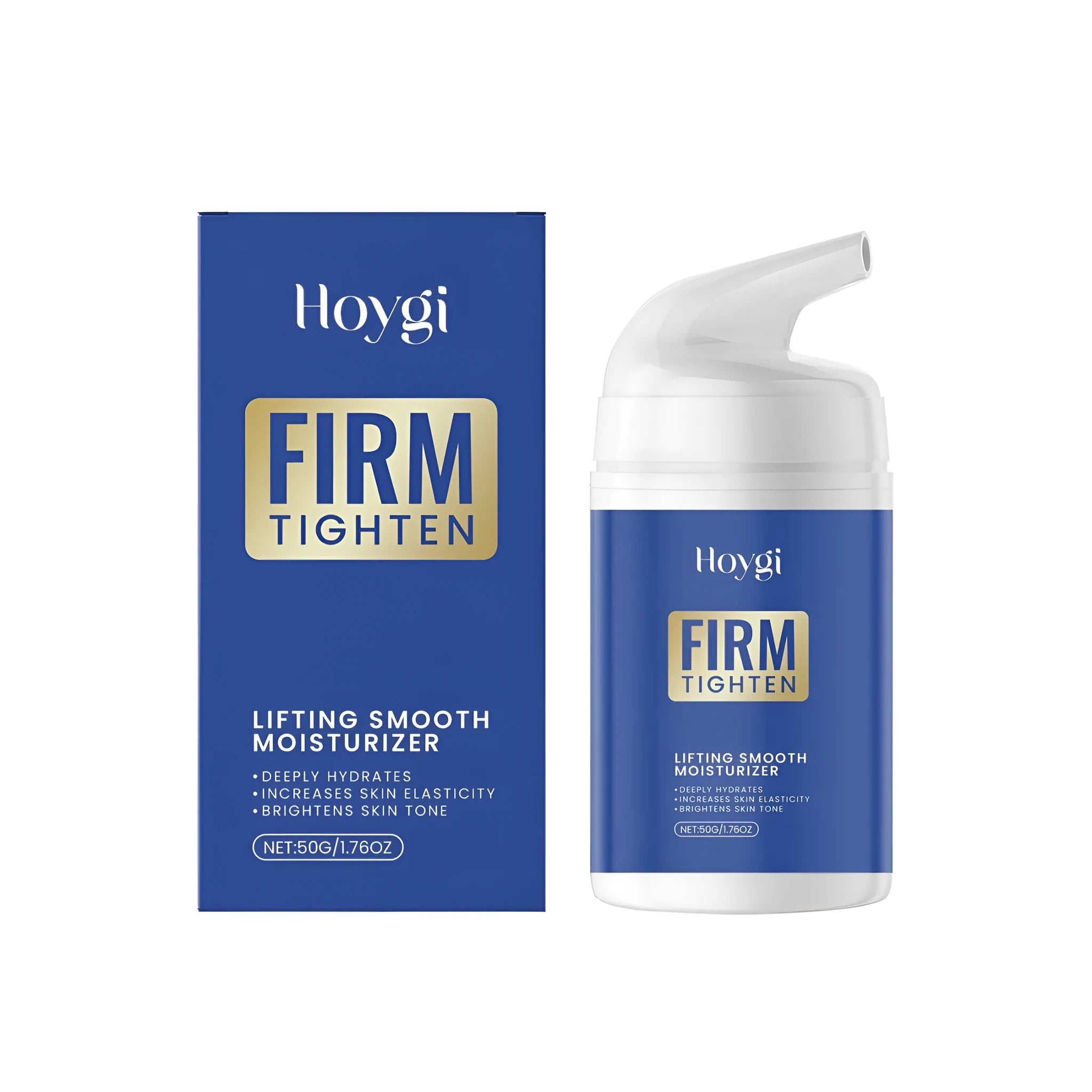 50g jar of lifting moisturiser cream with hyaluronic acid and vitamin E