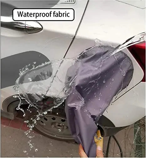 Waterproof charging port cover for electric vehicles in grey colour