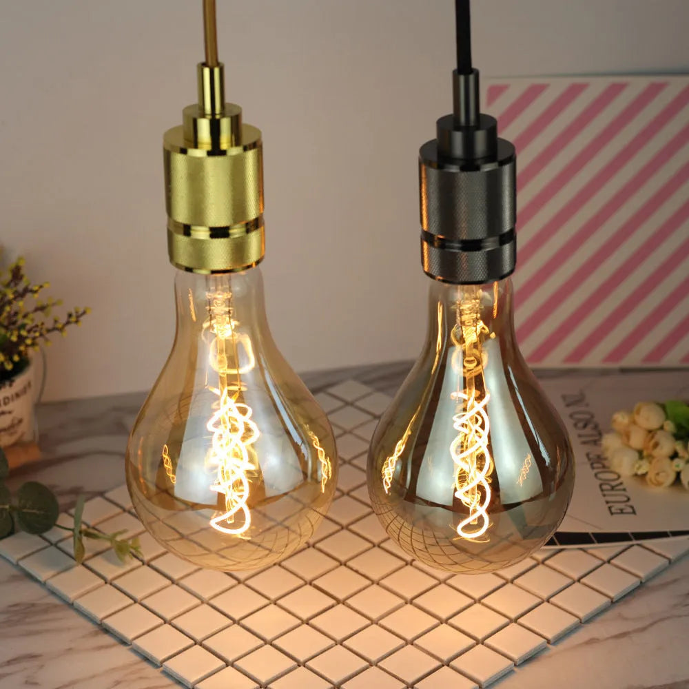 A110 double spiral golden LED soft light strip measuring 110mm by 200mm