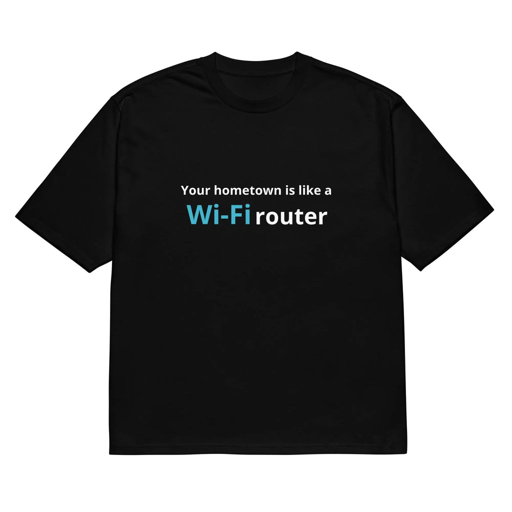 Men's black t-shirt with 3D digital printed cartoon pattern, loose fit short sleeve design