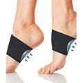 Flat foot support elastic bandage in heart style and ordinary style designs made from PU material