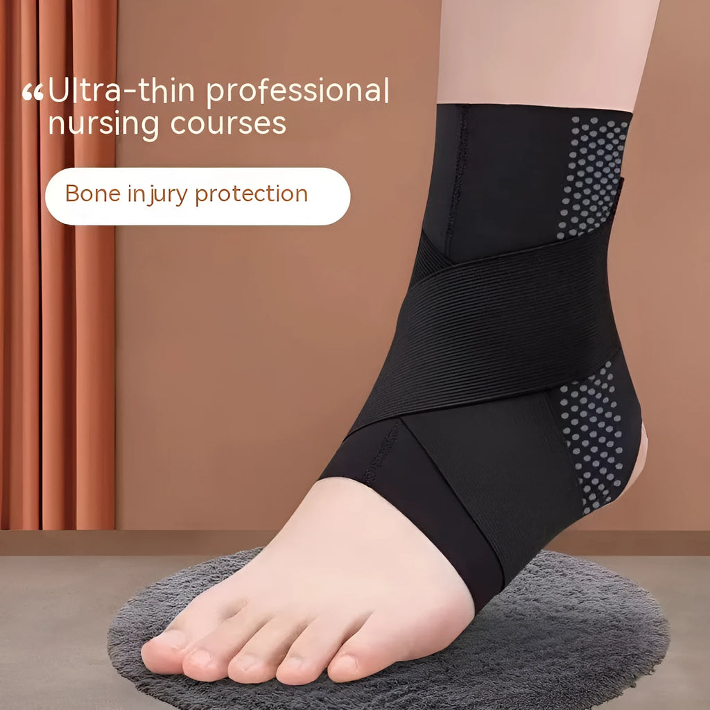 Lycra cloth ankle support with anti-kick design for sports rehabilitation protection
