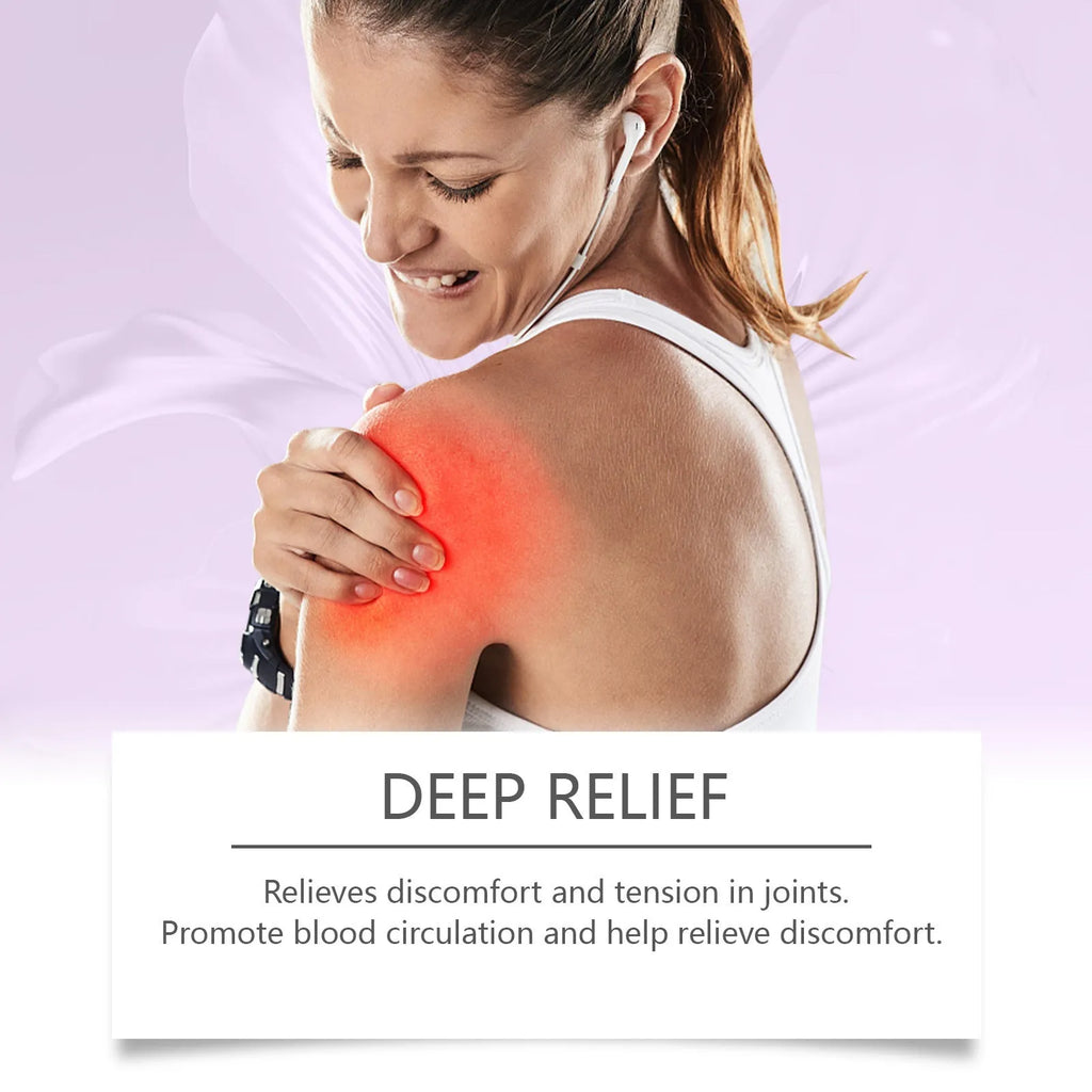 100g tube of body massage gel for joints, knees and elbows on a white background.