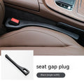 Polyurethane car seat gap strips in multiple colours preventing items falling between vehicle seats