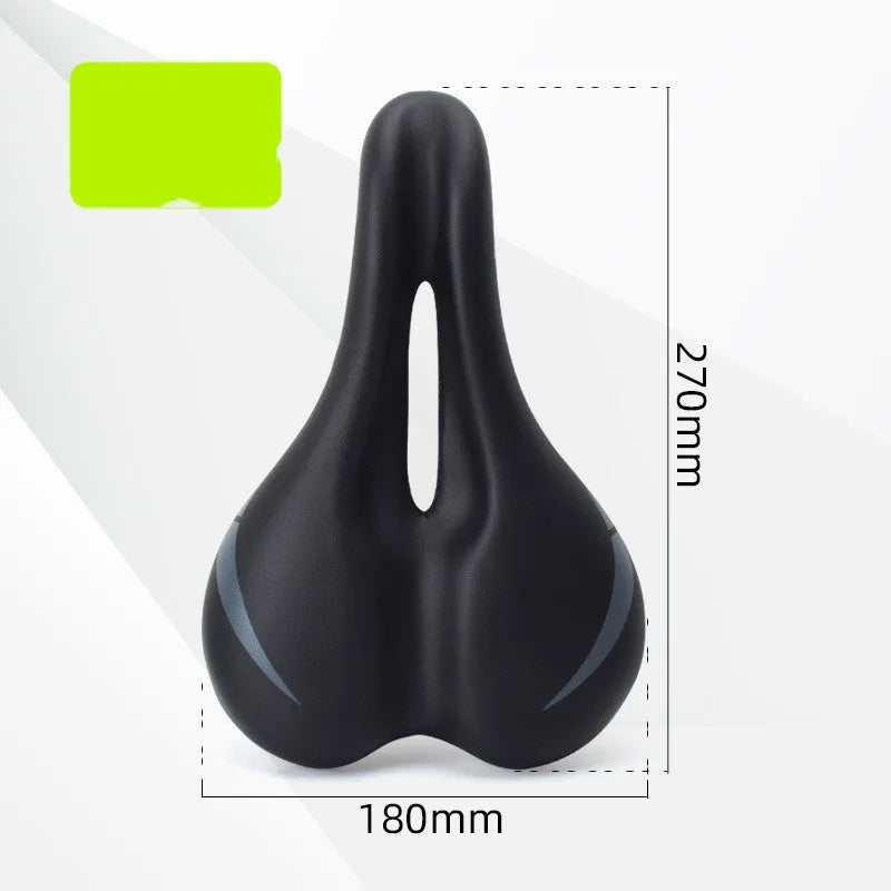 Bicycle seat cushion with hollow design, shown in colour 3147, dimensions 270mm by 180mm.