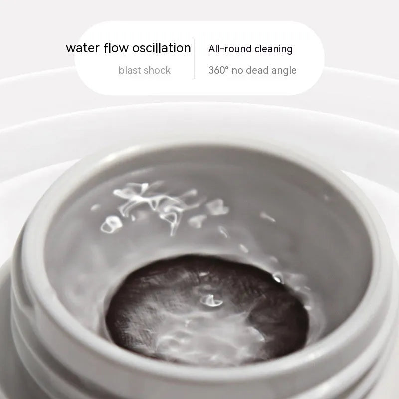 Automatic ultrasonic cleaning machine for invisible glasses in 85x65x30mm plastic housing