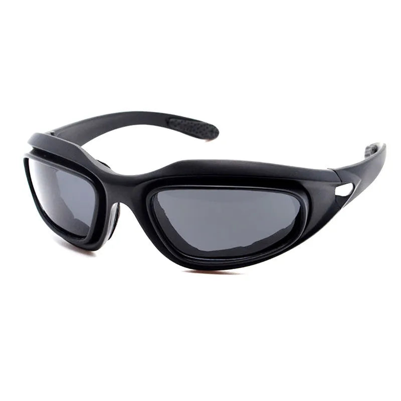 Tactical polarized sunglasses with full rim PC sports frame for cycling