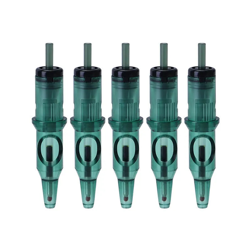 Tattoo integrated needle drawing tool with colour ballpoint pen function for line and point work