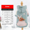 Brown cotton pet sweatshirt for dogs or cats showing casual leisure design