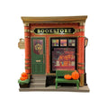 Christmas cartoon house resin ornament with small night lamp USB powered for festive decoration
