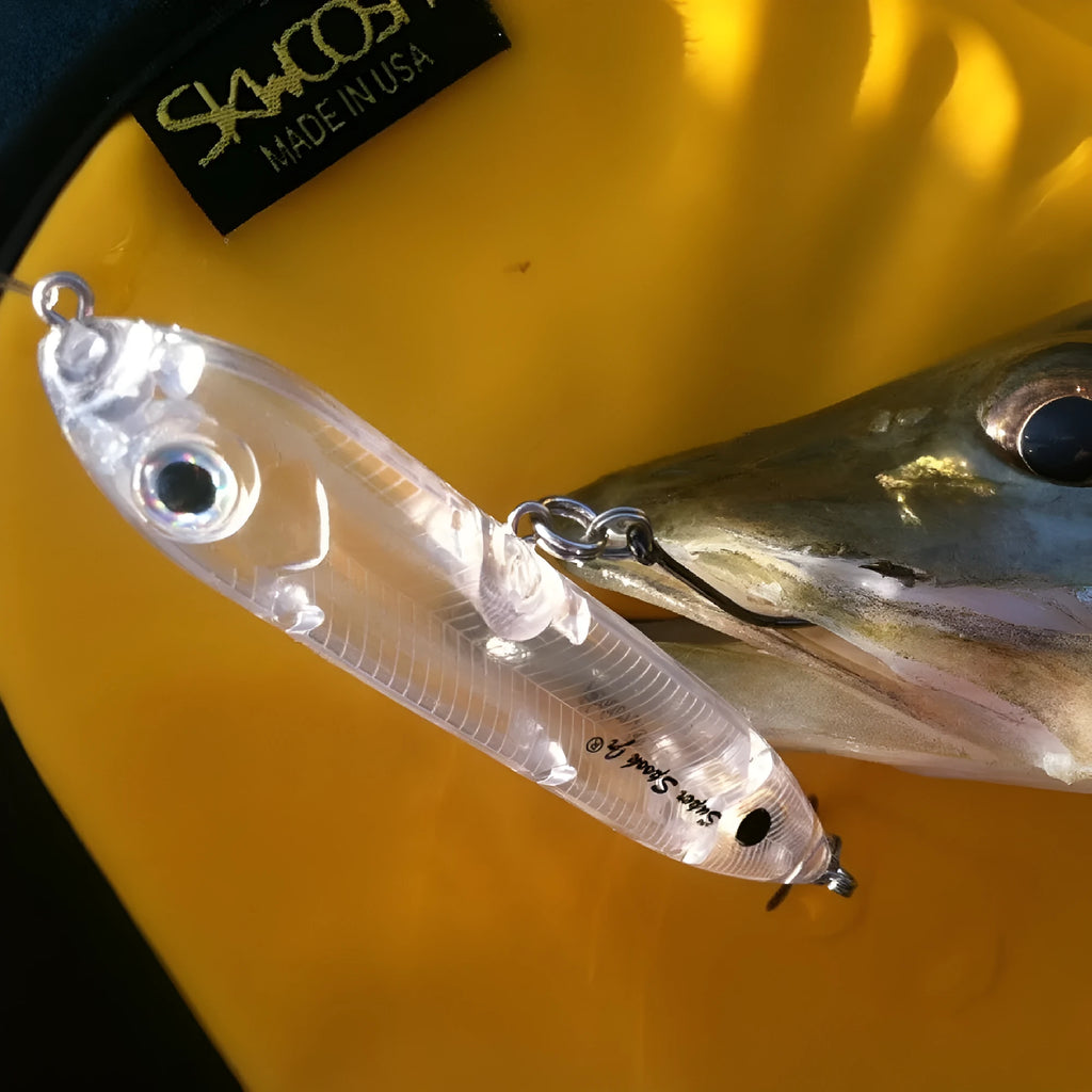 DIY blank path sub bait embryo body 9.5cm ABS transparent R-8224 with 7mm fish eye