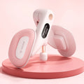 Pelvic floor muscle trainer device with counter in grey, blue, green, or pink colours
