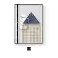 Abstract geometric canvas wall poster in picture colour, available in multiple sizes from 20x30cm to 60x80cm