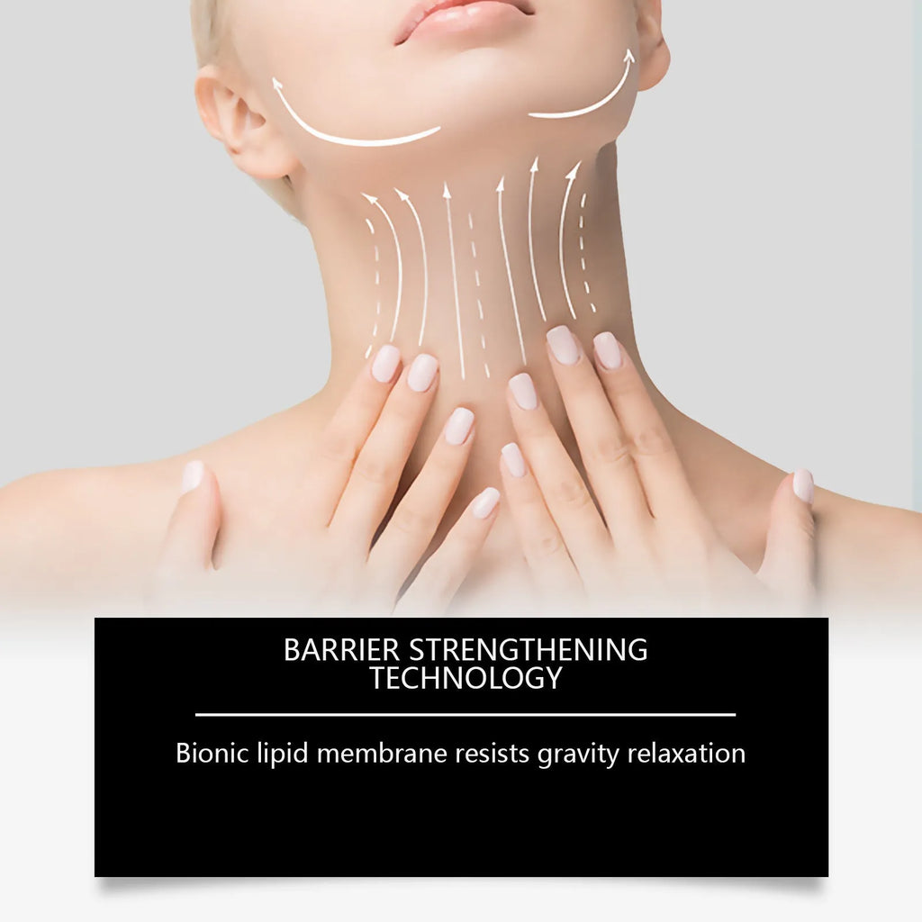 Lifting And Tightening Neck Cream 50g jar with hydrolyzed collagen and shea butter for neck skincare