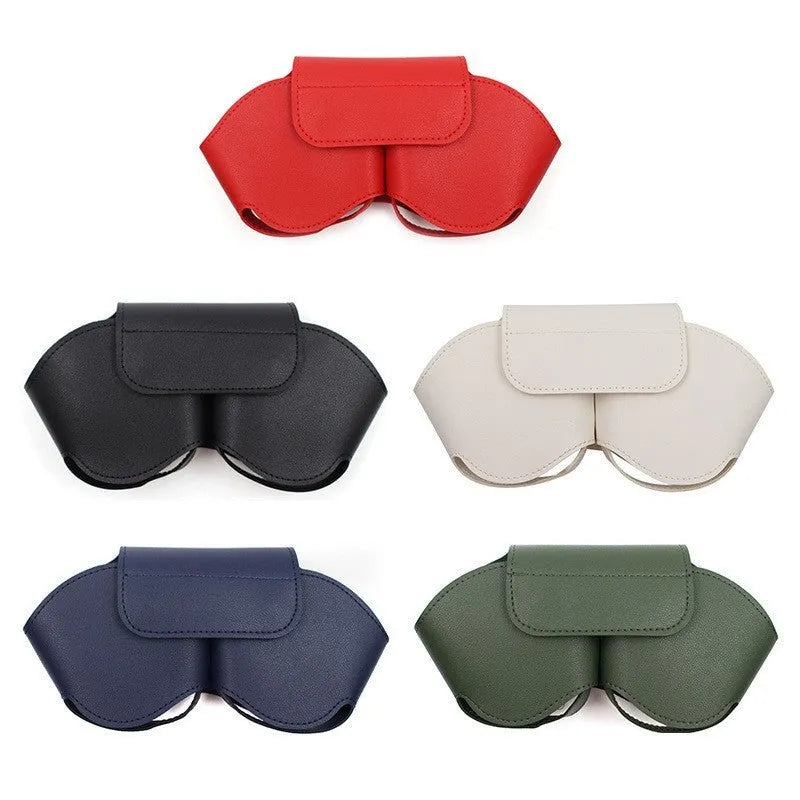 AirPods Max protective cover case in PU leather showing black, red, white, green and blue colour options