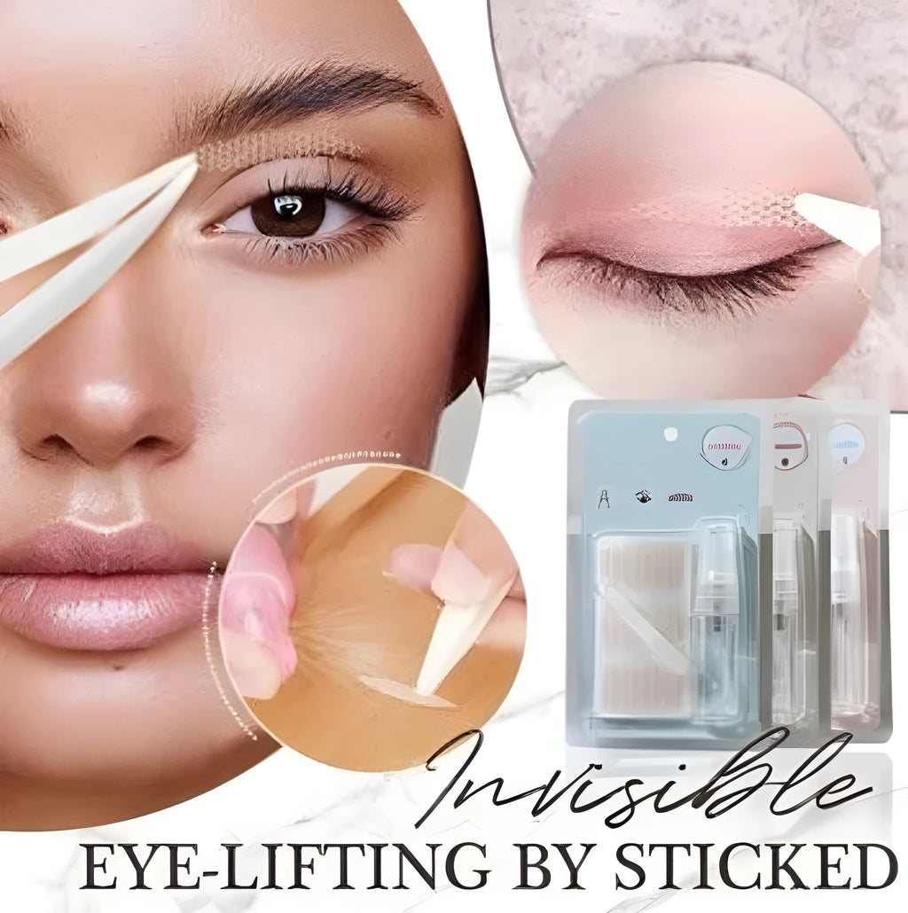 No Glue Eyelid Sticker in non-woven fabric with three size options L, M, S for a natural double eyelid effect