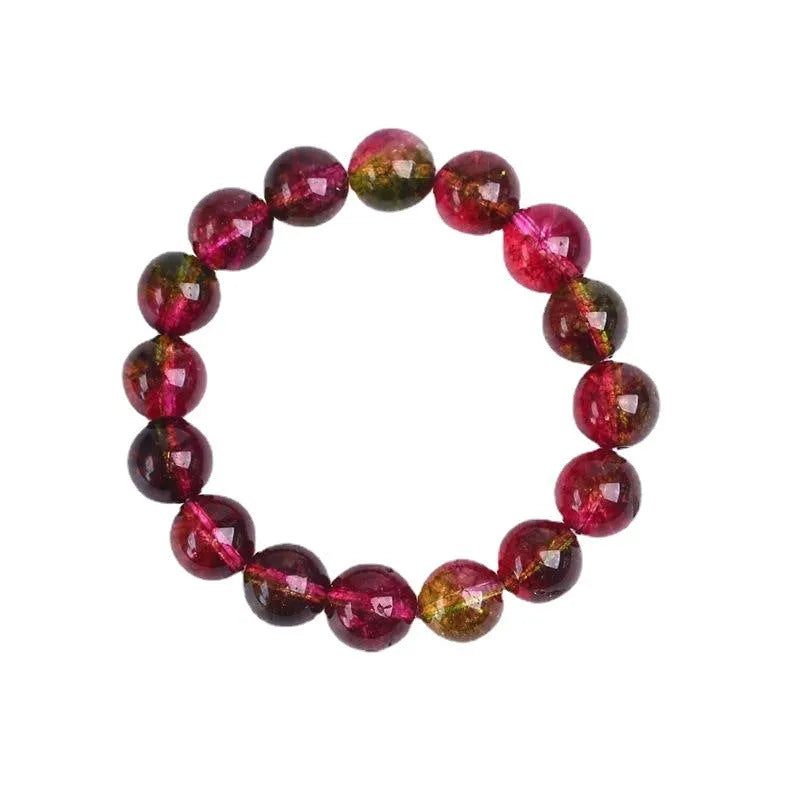 Women's watermelon crystal bracelet showing pastoral design in casual style