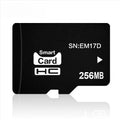 256MB TF memory card with compact 11x15x1mm dimensions for portable electronics