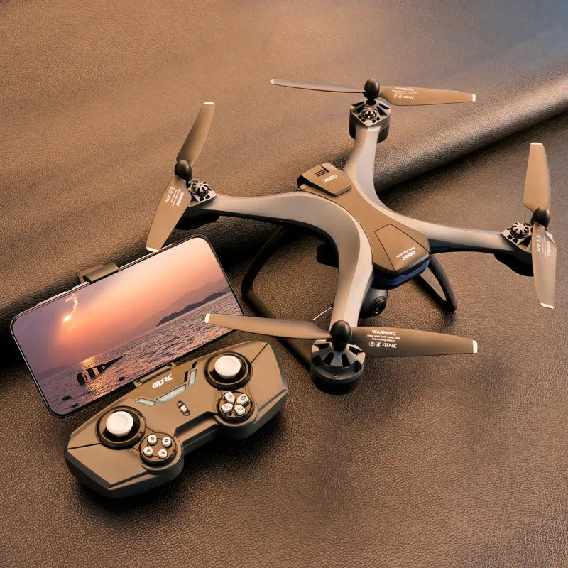 Quadrocopter toy anti-fall remote control plane with dual camera and landing gear