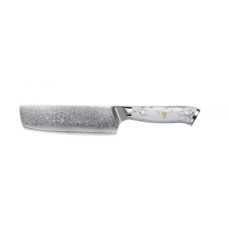 Damascus VG10 steel combined chef's knife with 21cm blade for multi-purpose kitchen use