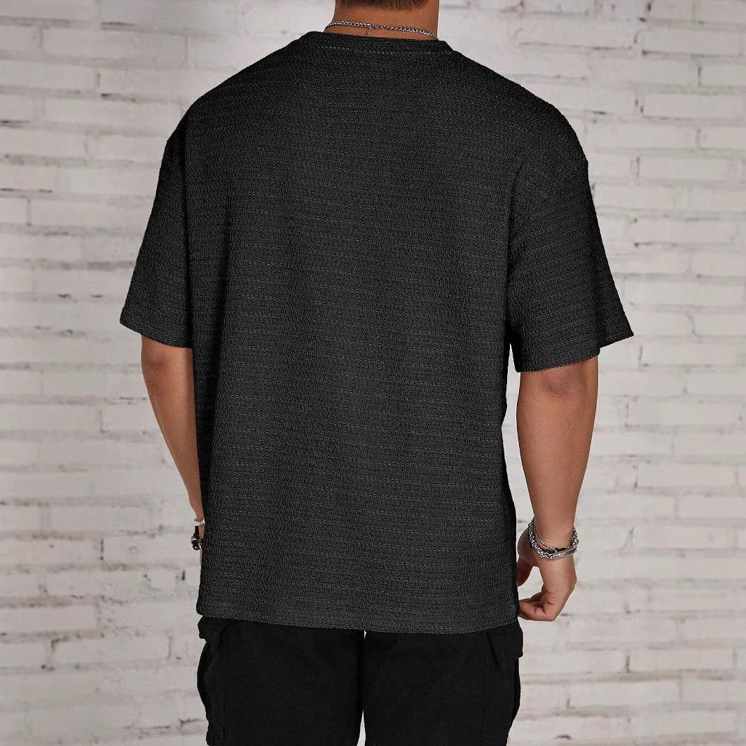 Men's slim fit short sleeve t-shirt in polyester available in multiple colours