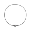 Women's S925 sterling silver clavicle necklace with pendant on a delicate chain.