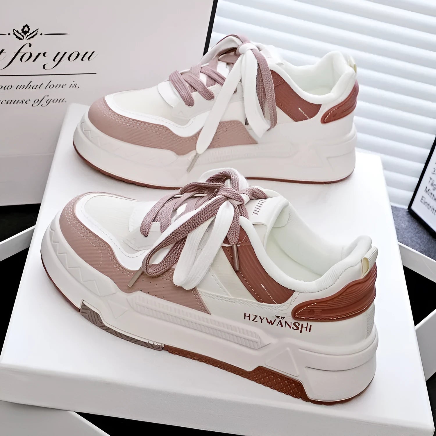 Children's height increasing shoes with thick rubber soles, cross shoulder straps and synthetic leather uppers in beige colour