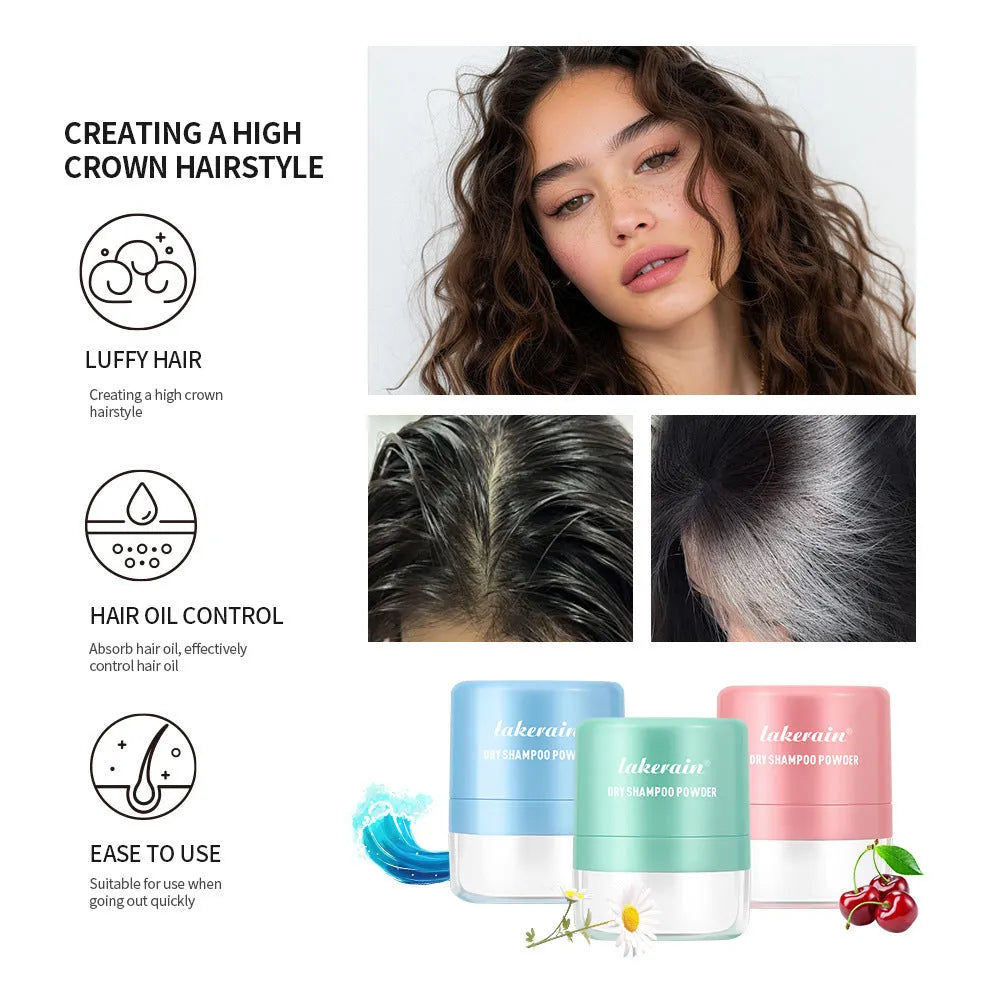 Disposable hair dry powder with sponge headband and mirror in 5g size