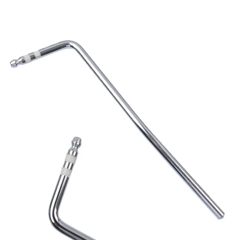 Guitar tremolo bar replacement part in black, blue, gold, and silver metal finishes