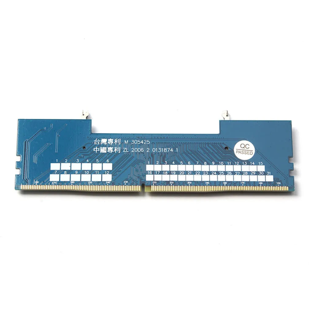 DDR4 laptop to desktop memory adapter card converting SO-DIMM to DIMM slot