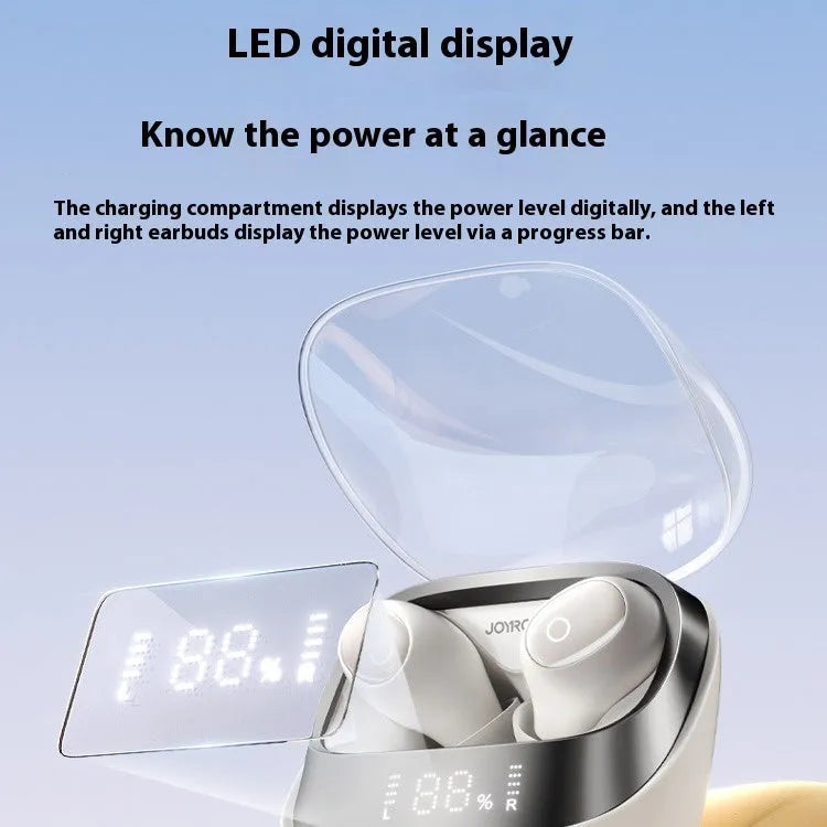 Wireless Bluetooth in-ear headphones with charging case in multiple colour options
