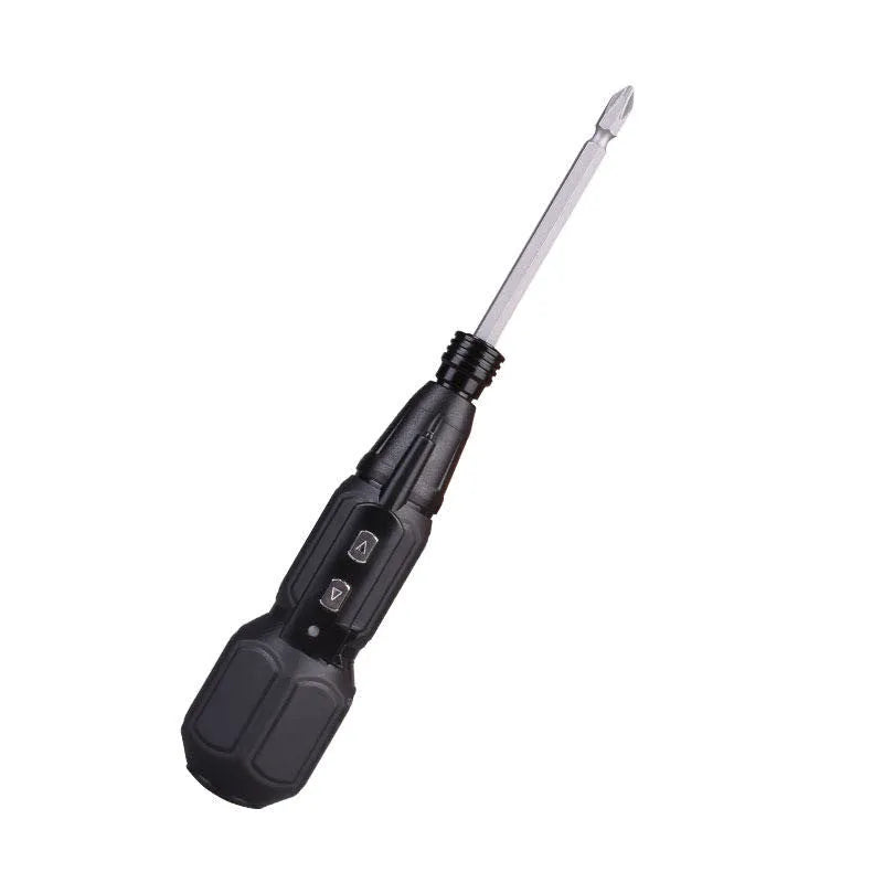 Black and blue alloy steel straight handle 36V electric screwdriver with lithium battery
