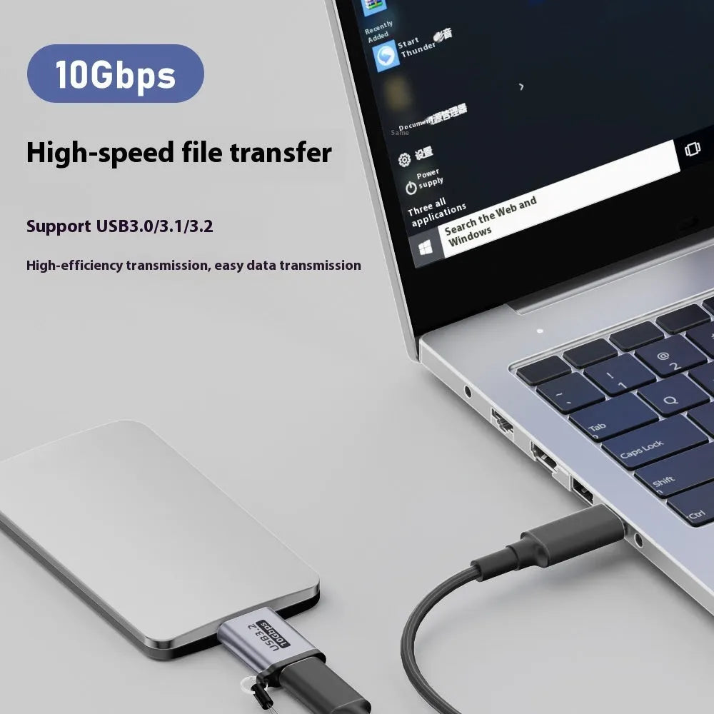 USB AM to Micro-B adapter with four different interface connectors for legacy device connectivity