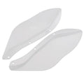 Harley-Davidson Touring motorcycle side wing head covers in black and transparent ABS plastic