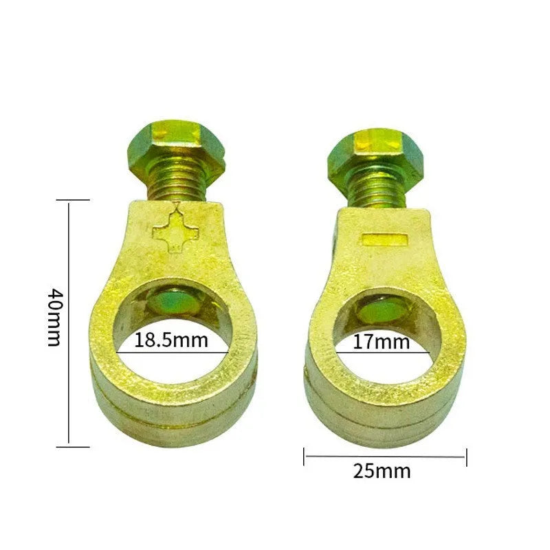 Pure copper car battery clamp with patented connection design for automotive electrical systems