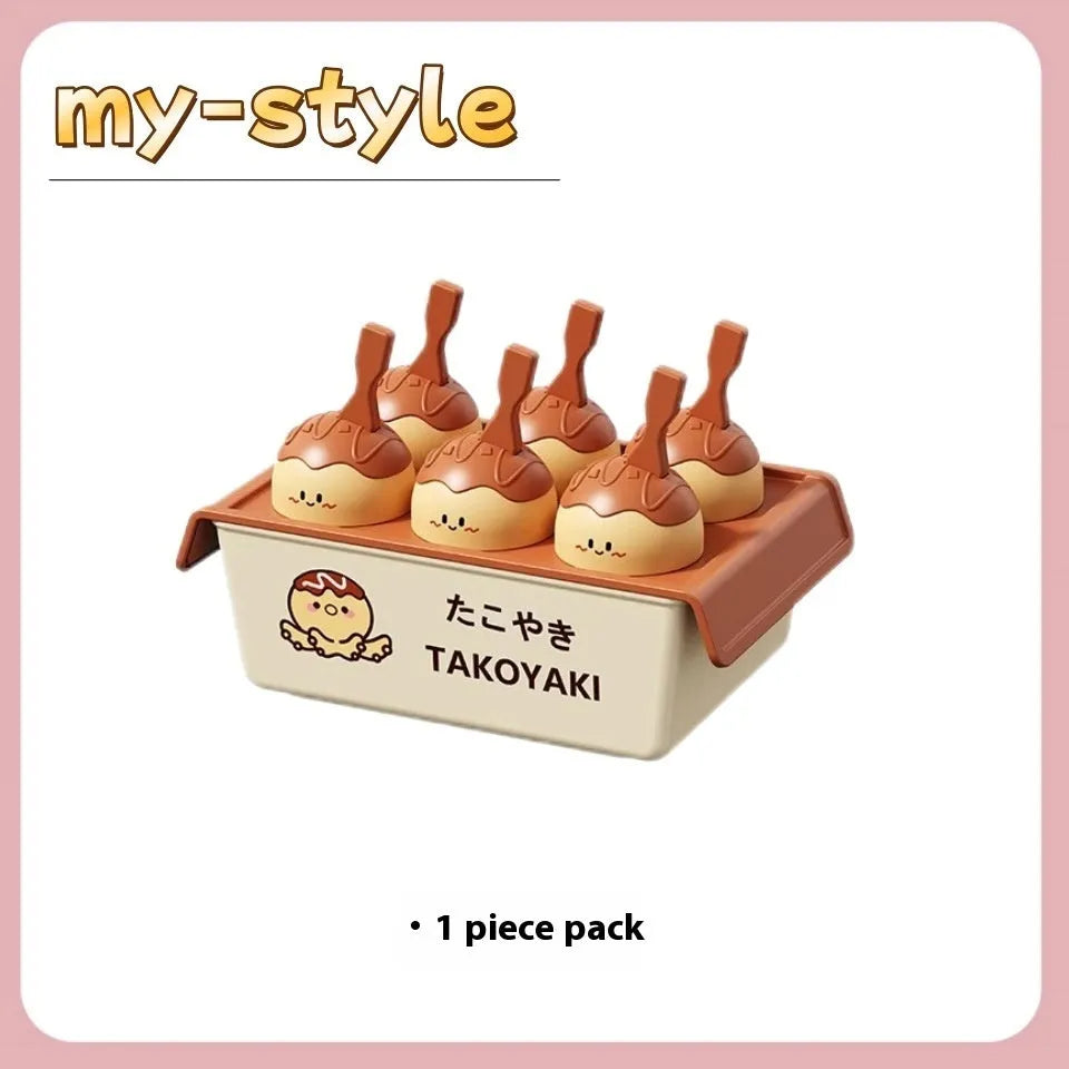 Plastic ice cream mould in octopus ball shape with modern simplicity design