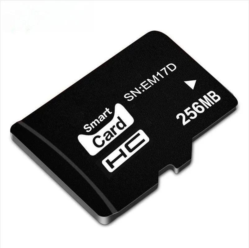 256MB TF memory card with compact 11x15x1mm dimensions for portable electronics