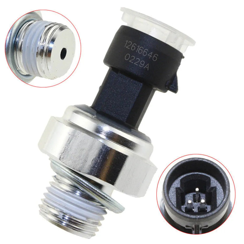 Automotive oil pressure sensor for Buick and Chevrolet vehicles with multiple part number compatibility