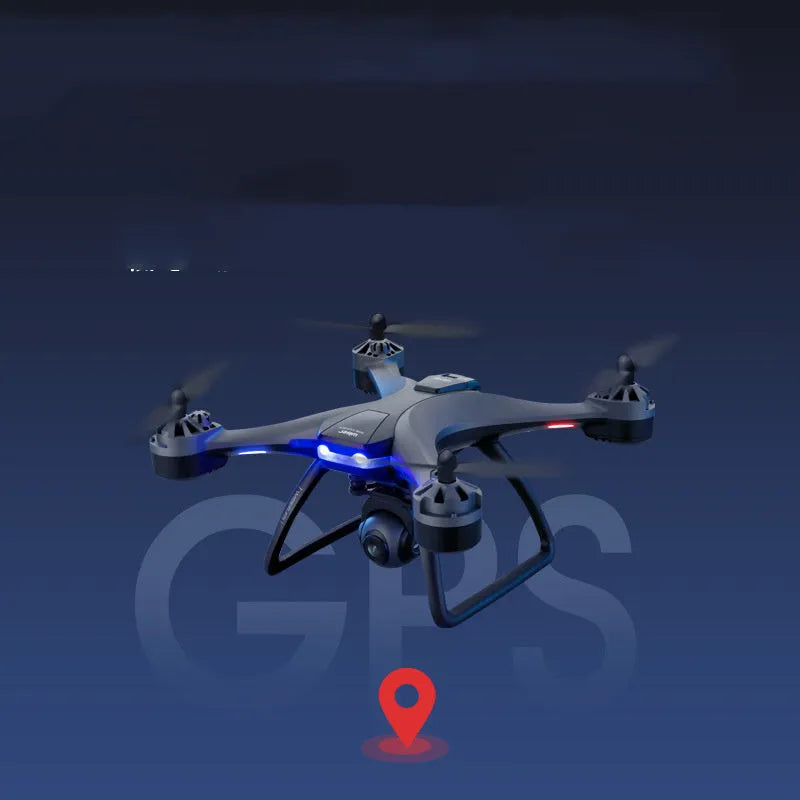 Quadrocopter toy anti-fall remote control plane with dual camera and landing gear