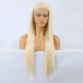 Natural high temperature fiber front lace wig in long length for any face type and skin colour
