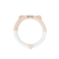 Plush steering wheel cover with cartoon embroidery for 38cm diameter wheels