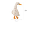 Pet Home cartoon bite resistant grinding toy in Fox and Duckling colours with teddy velvet fabric and sound paper