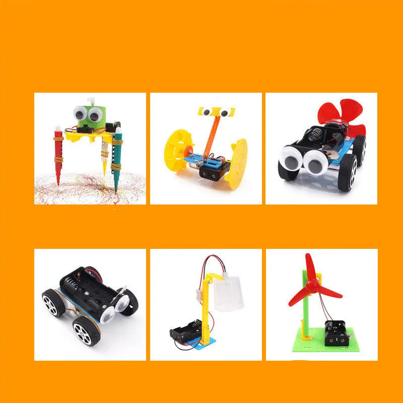 DIY puzzle assembling building blocks plastic science experiment teaching aid 29x22x4cm for children aged 7-14