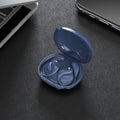 Open Bluetooth bone conduction headset in black with earhook design, Jerry chip, and waterproof build