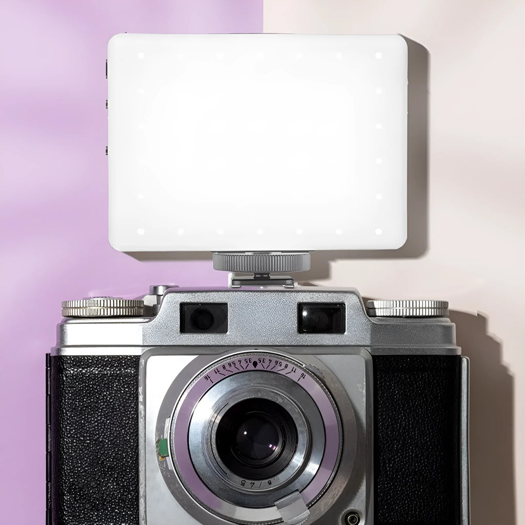 LED pocket fill light with clip for mobile phone, live broadcast and portable photography use, available in tricolor and RGB versions